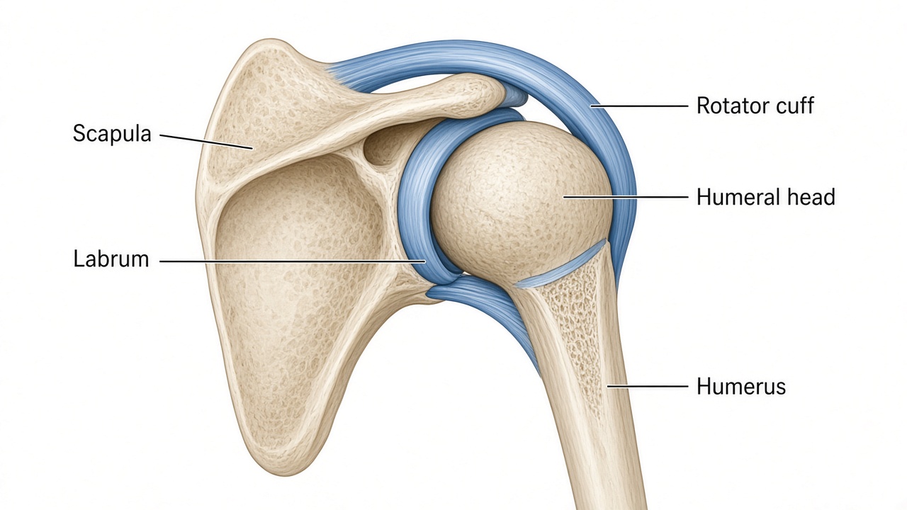 Shoulder surgery in Dallas — joint diagram